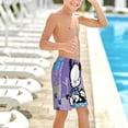 thumbnail image 5 of Pochacco Boys Swim Trunks Quick Dry Boards Shorts For Kids Beach Swim Shorts, 5 of 7