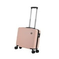 thumbnail image 2 of el equipaje de la maleta dura Malura de cáscara ajustable Caso de viaje de recorrido Portable con ruedas con bloqueo combinado Rosa, 2 of 8