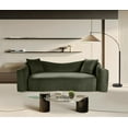 thumbnail image 2 of Meridian Furniture Destin Green Velvet Sofa, 2 of 18