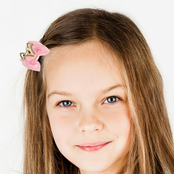 ETHZZLE girls hair bows Claw Barrettes Hair Securing Young Women Parties 2Pcs