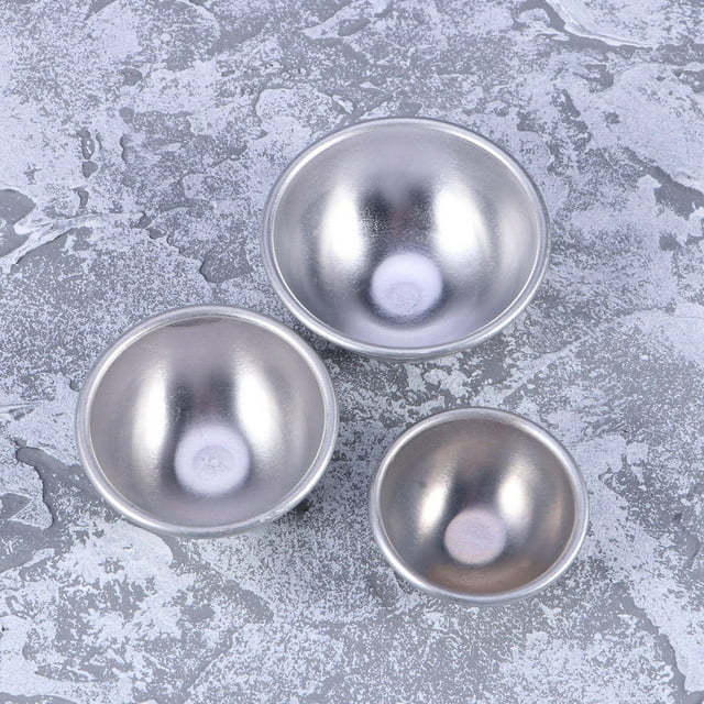 IFANLANDOR 6Pcs Diy Pudding Mould Silver for Chocolate Making at Home