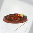 thumbnail image 4 of SHOWERORO Fish Fry Pan Black Iron Wear Resistant Suitable for Fish Cooking Pan 1 Set, 4 of 5