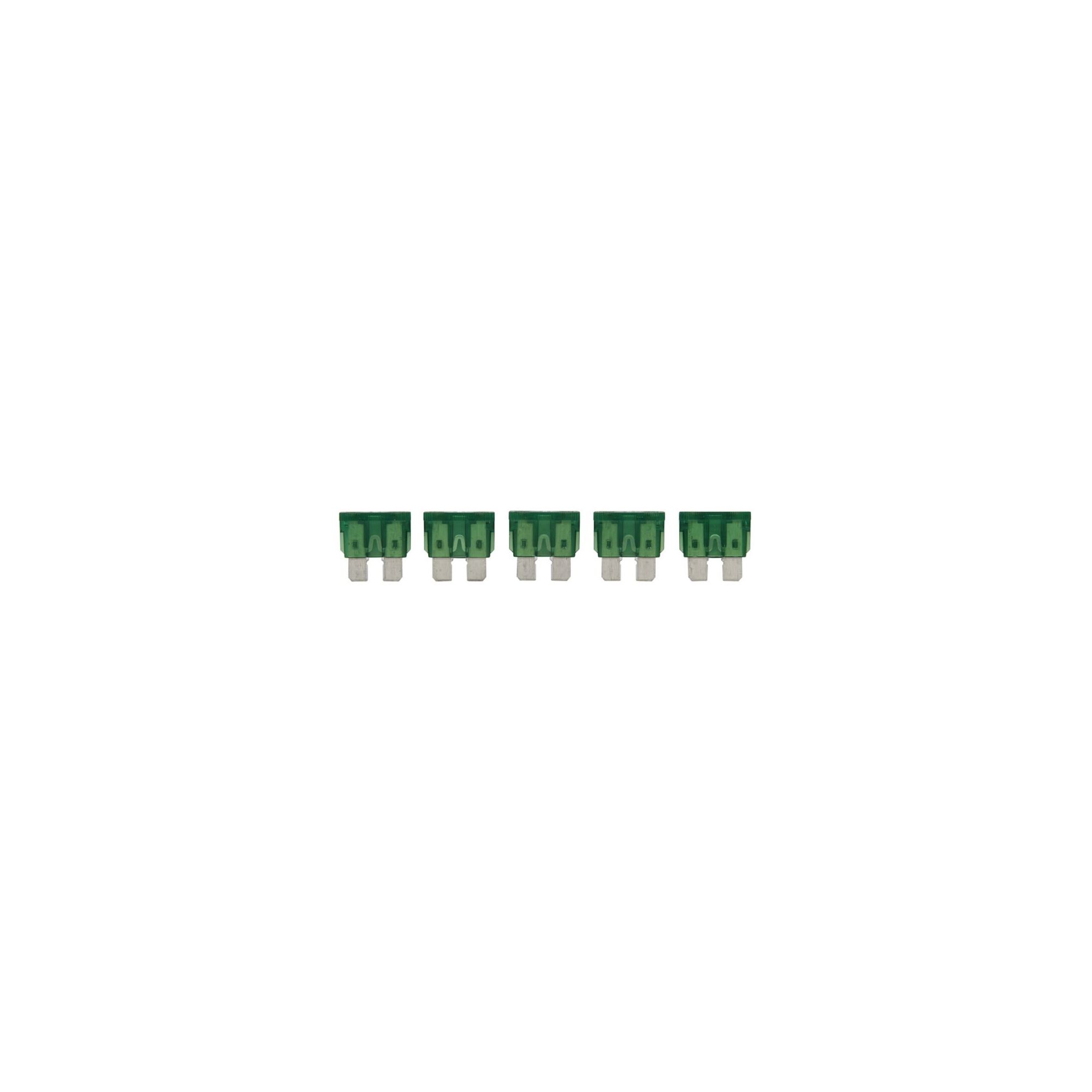 Bussmann BP/ATC-30-RP Automotive ATC Blade Fuse (ATC-30) - Blister Pack (5 Each), 30A, Green