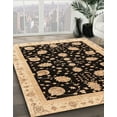 thumbnail image 2 of Ahgly Company Indoor Round Abstract Red Oriental Area Rugs, 4' Round, 2 of 6