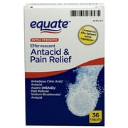 Equate Effervescent Antacid Tablets, Extra Strength, 36 Tablets