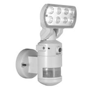 Nightwatcher Security Motion Tracking LED Security Floodlight with Camera in White