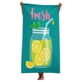 Absorbent Portable Microfibre Travel Beach Towel Women's Men's