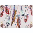 thumbnail image 1 of Metal Light Switch Plate Cover Beaded Feather Flower Strings DRM011, 1 of 13