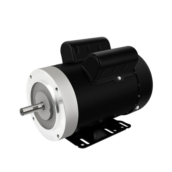 Electric Motor 1.5HP General Purpose Single Phase Motor 3450RPM 56C TEFC 115/230V Reversible 5/8" Shaft Diameter