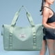 thumbnail image 1 of Bolsa de deporte grande expandible para hombre y mujer | Bolsa deportiva impermeable con separación entre ropa húmeda y seca | Bolsa de viaje para fin de semana, escuela y trabajo | Capacidad para, 1 of 8