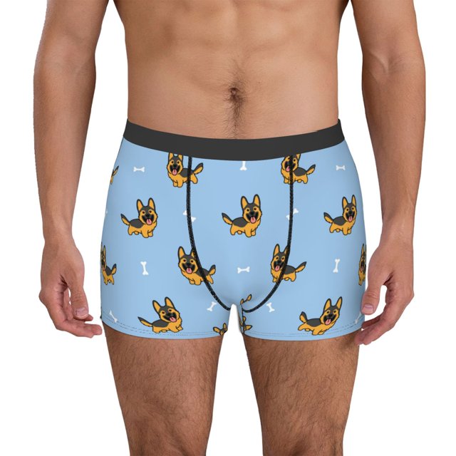 Fotbe Cute Puppy Calzoncillos Tipo Boxer con Bolsa de Soporte Total para Hombre, X-Temp Fresco, Transpirable y de Secado Rápido-X-Large