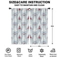 thumbnail image 2 of Blackout Kids Curtains,Light Blue Christmas Tree Pattern Childrens Insulated Curtains Set Of 2,Bedroom Essentials,Toddler Room Decor 42"x84", 2 of 5