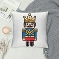 thumbnail image 2 of JEUXUS  Throw Pillows Cover  Toy Ballet Year Nutcracker Holiday Drum Holidays Christmas Cute Greeting Isolated Soldier Merry Retro Cushion Case for Fall Home Decor, 2 of 5