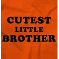 thumbnail image 2 of Cutest Little Brother Siblings Bodysuit Jumper Boys Infant Baby Brisco Brands 24M, 2 of 7