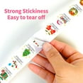 thumbnail image 7 of Christmas Stickers 500 Pcs Roll Gift Sticker Christmas Stickers for Kids Holiday Pack Gift Christmas Decorating Merry Christmas Stickers Roll Multicolor, 7 of 7