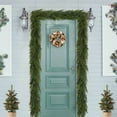 thumbnail image 3 of Bootesun 6FT Artificial Cedar Garlands, Real Touch Winter Cedar Cypress Garland, Green Artificial Greenery Pine Garland for Table, Mantle, Wall, Indoor, Outdoor Christmas Decorations, 3 of 5