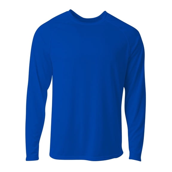A4 NB3396 Youth SureColor Long Sleeve Cationic Tee - Royal - XL