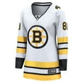 thumbnail image 2 of Women's Fanatics David Pastrnak White Boston Bruins Away Breakaway Player Jersey, 2 of 3