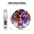 thumbnail image 3 of Zufioo Smiling Critters for Portable Pocket Makeup Mirror, Foldable Handheld Magnifying Beauty Mirror Suitable for Wallet Handbag for Women-Round Shape, 3 of 9