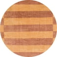 thumbnail image 1 of Ahgly Company Indoor Round Abstract Bright Orange Abstract Area Rugs, 8' Round, 1 of 6