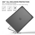 thumbnail image 4 of MacBook Pro 14 inch Case 2025 2024-2021 M4 M3 M2 M1 A3401 A3112 A3185 A2992 A2779 A2442 Pro Max Chip, Hard Shell Cases - Purple, 4 of 5