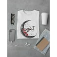 thumbnail image 3 of Boarding In The Moon T-Shirt Men -Smartprints Designs, Male 5X-Large, 3 of 4