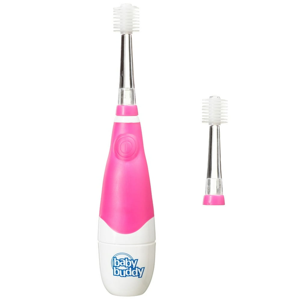 Brilliant Kids Sonic Toothbrush by Baby Buddy, Flashing Lights, Round