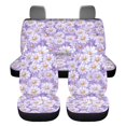 thumbnail image 2 of Pzuqiu Cute Daisy Auto Seat Cover Pack of 4, Automotive Interior Decor Trendy Accessories Car Front Seats and Rear Bench Cove Fashion Auto Interior for Car Sedan Auto Truck SUV, 2 of 7