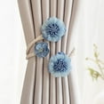thumbnail image 6 of Vintage Floral Curtain Tiebacks | Flexible Branch Design Curtain Buckle | Elegant Rustic Curtain Punching Accessories for Living Room Decor, 6 of 6