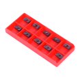 thumbnail image 2 of 10 piezas de insertos de carburo CNC para cuchillas de corte, herramienta de torneado de torno con caja APMT1135PDER M2 VP15TF, 2 of 14
