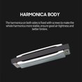 thumbnail image 3 of PEPISKY Harmonica Diatonic Blues Harmonica Key of C, 10 Holes 20 Tones Blues Harp Mouth Organ Harmonica Stainless Steel Shell For Kids Adults and Beginners, 3 of 8