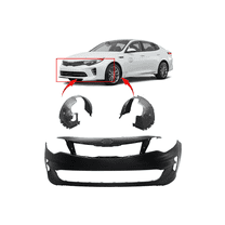 DCP Front Bumper Cover & Fender Liner Kit for Kia Optima 2016-2018 KI1000182
