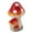 Red, variant on Yajisi 3-Mushroom Garden Statues Decor, Resin Mushroom Sculpture for Outdoor Patio Yard Ornaments, Orange Mushroom (5.5 x 4.7 x 9.3 inches / 14 x 12 x 23.5 cm)