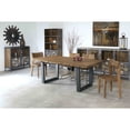 thumbnail image 6 of Coast to Coast Knox Acacia Wood Live Edge Dining Table, 30"H x 79"W x 38"D, Sequoia Light Brown Acacia, 6 of 10