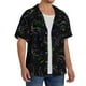 thumbnail image 2 of Fotbe Dinosaur Camisa Estampada de Manga Corta para Hombre, Casual de Verano, Estilo Playero, Sin Arrugas-Large, 2 of 5