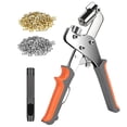 thumbnail image 1 of Fiudx Kit de Herramientas para Ojales, Alicates Perforadores de Mano Resistentes, Máquina para Ojales Fácil de Usar con Una Sola Mano, Diseño Ergonómico con Agarre Cómodo, Proyectos de Manualidades d, 1 of 2