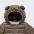 thumbnail image 3 of fatyb Toddler Winter Coat Baby Boys Girls Hooded Lightweight Quilted Jacket Full Zip Puffer Coat Outerwear, 3 of 5