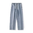 thumbnail image 2 of QHFBli Mens Baggy Jeans Mens Autumn Winter Casual Pant Sports Pants With Pocket Fashion Long Pants Jeans, 2 of 7