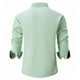 thumbnail image 3 of Blusa y camisa de manga larga con cuello vuelto para hombre, blusa informal de moda con cuello vuelto, camisa transpirable de manga larga, blusa para hombre, 3 of 8