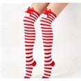 thumbnail image 2 of HIOK Party Knee High Socks Striped Witch Long Socks for Women Girls Cosplay Party Dress up Funny Novelty Gifts（2 Pairs）, 2 of 8