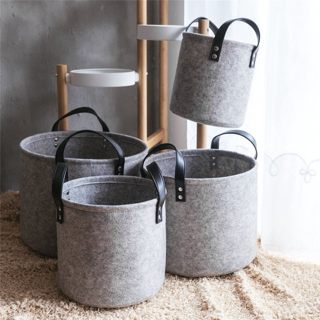 Vaidha Storage Bucket Large Capacity Folding Storage Basket Dirty Clothes Toy Storage Bucket
