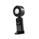 thumbnail image 3 of Ventilador de mano pequeño 100 Velocidad ajustable plegable Bajo ruido con pantalla LED Ventilador portátil para campamento de cocina Interior al aire negro, 3 of 8