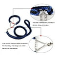 thumbnail image 3 of FrostHike Dog Lead Leash Double Strand Rope Large Metal Chain Buckle Pet Pull Rope Collar For Dog Leash Lead Walking Running, (Blue), 3 of 5