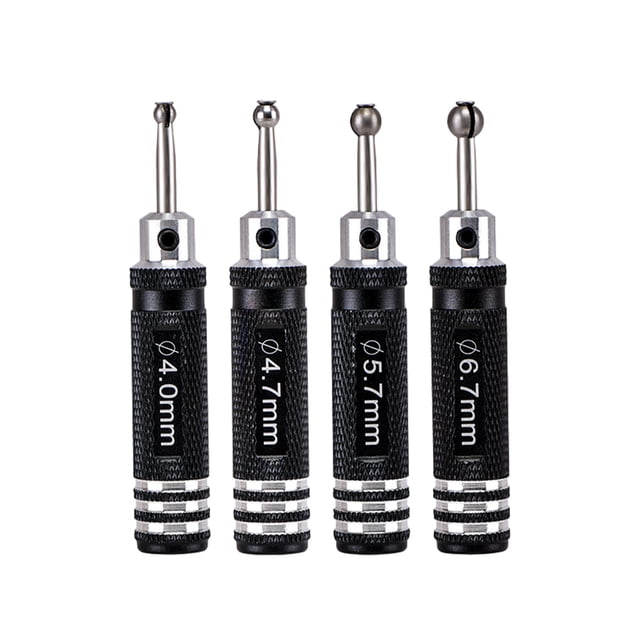 Speravity Escariador de cabeza esférica RC de mano de obra exquisita para un mecanizado preciso y fácil de usar. Durable por mucho tiempo Herramientas y ferretería negro