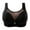Black, variant on Womens Plus Size $5,Woman Comfortable Lace Breathable Bra Underwear No Rims