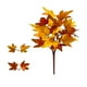 thumbnail image 1 of Paquete de hojas de arce artificiales para Halloween y Acción de Gracias. Decoración para el hogar. Adornos de plantas verdes recortadas. Hojas de arce otoñales., 1 of 8
