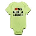 thumbnail image 1 of CafePress - I Love My Abuela And Abuelo, Infant Bodysuit - Baby Light Bodysuit, 1 of 1