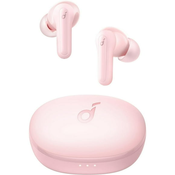 Soundcore by Anker Life P2 Mini True Earbuds, 10mm Drivers with Big B, Custom EQ, Bluetooth 5.2, 32H- Pink