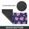 thumbnail image 6 of Pioneer Flower Floral Print Pattern Kitchen Rugs Sets Of 2, Anti Fatigue Non Slip Washable Floor Mats for Kitchen Sink Laundry, 17X30 Inch + 17X47 Inch, 6 of 6