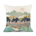 thumbnail image 1 of Pintura de paisaje pintada, pintura de paisaje, funda de almohada de sol y luna, 1 of 5